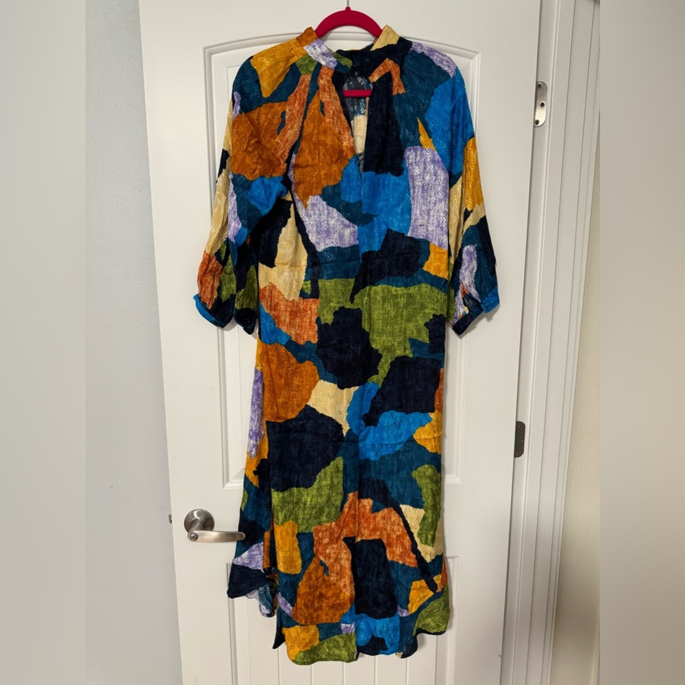 Maxi dress, Maeve by Anthropologie, multi color